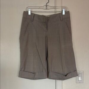 Stylish Brown Plaid Shorts